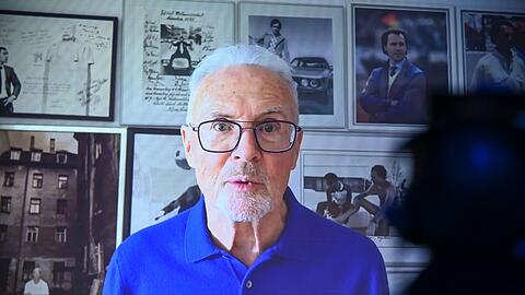 Ist vom Spiel des FC Bayern sehr angetan: Franz Beckenbauer.