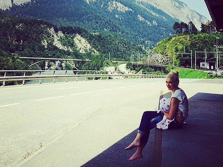 Gwen Stefani: Auszeit in der Schweiz