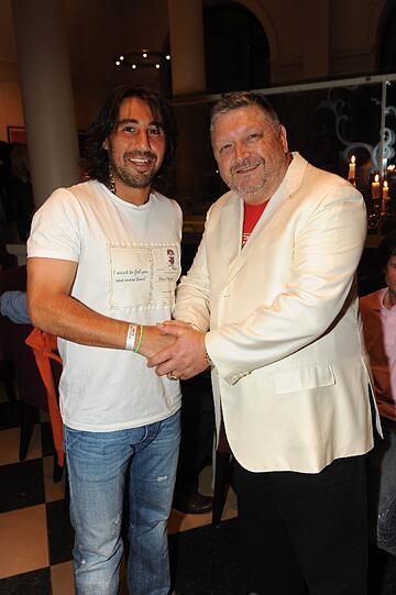 Promi-Aufgalopp bei der BMW Open Players Night: Marcos Baghdatis und Dirrheimer