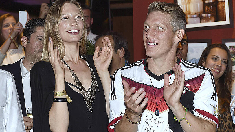 Bastian Schweinsteiger und Sarah Brandner. Bastian Schweinsteiger und Sarah Brandner.
