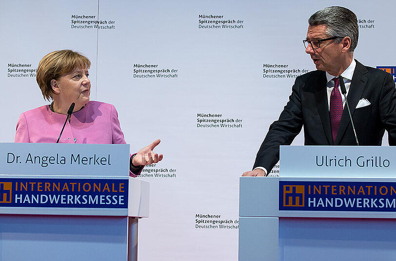 BDI-Präsident Grillo warnt vor Protektionismus