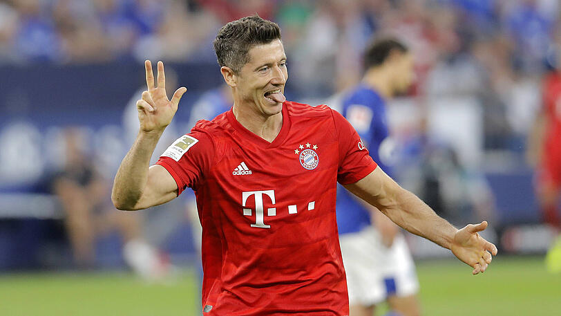 Robert Lewandowski war gegen Schalke 04 der Mann des Spiels.