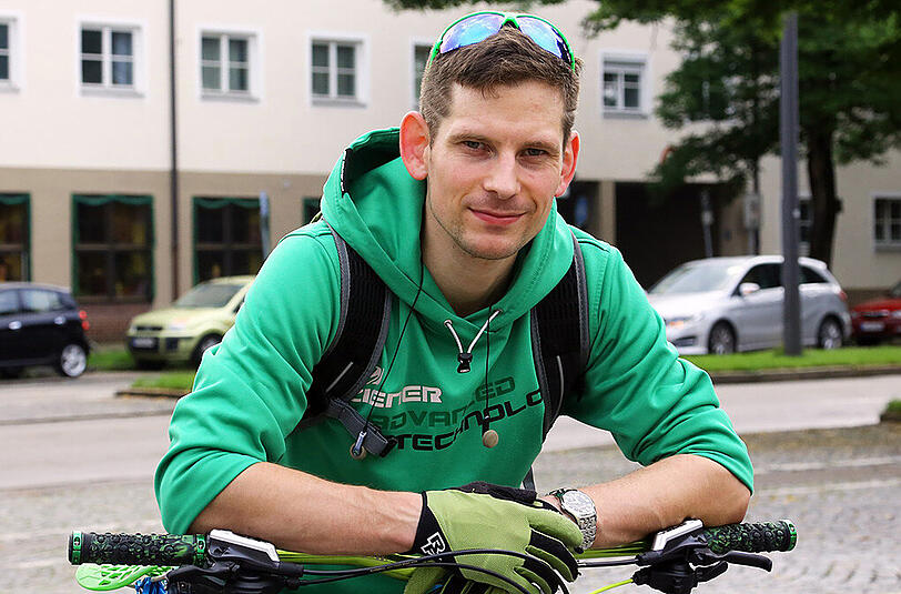 Max Dabrowski wurde das Rad gestohlen &ndash; jetzt hat er es wieder.