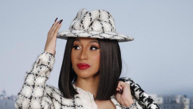 Cardi B auf der Fashion Week in Paris 2019. Cardi B auf der Fashion Week in Paris 2019.