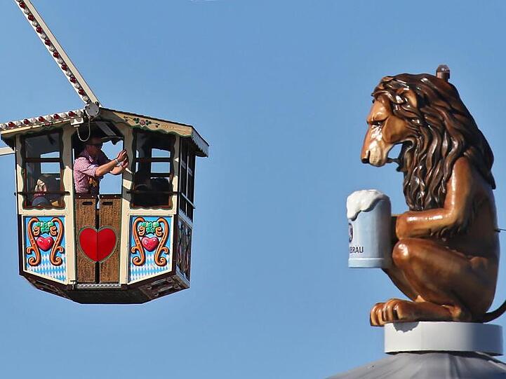Der Löwe und die Gondel: Oktoberfest 2019.
