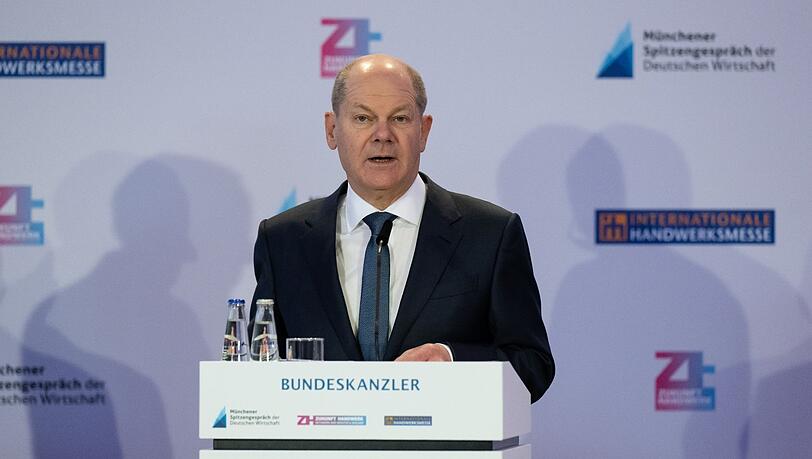 "Gehe davon aus, dass Deutschland vor einer Phase großen Wachstums liegt": Bundeskanzler Olaf Scholz.