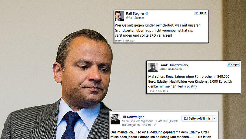 Die Mehrheit der Deutschen kann das Urteil im Prozess um Sebastian Edathy nicht verstehen. Die Mehrheit der Deutschen kann das Urteil im Prozess um Sebastian Edathy nicht verstehen.