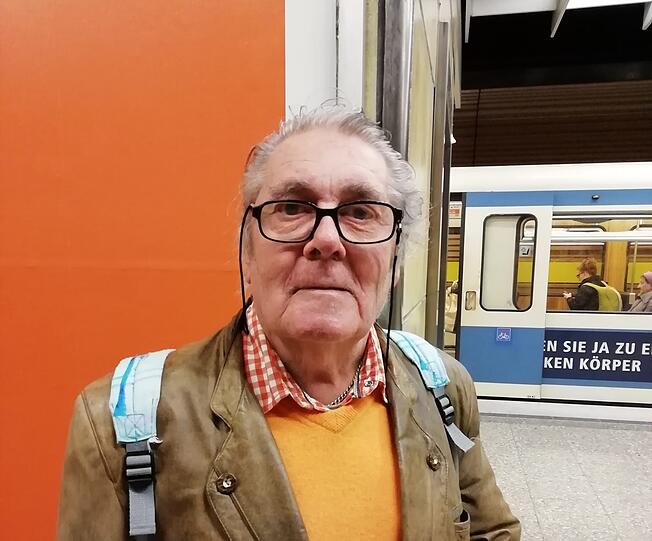 Herrmann Moser hat keine Alternativlösung zu seiner Wohnung im vierten Stock.