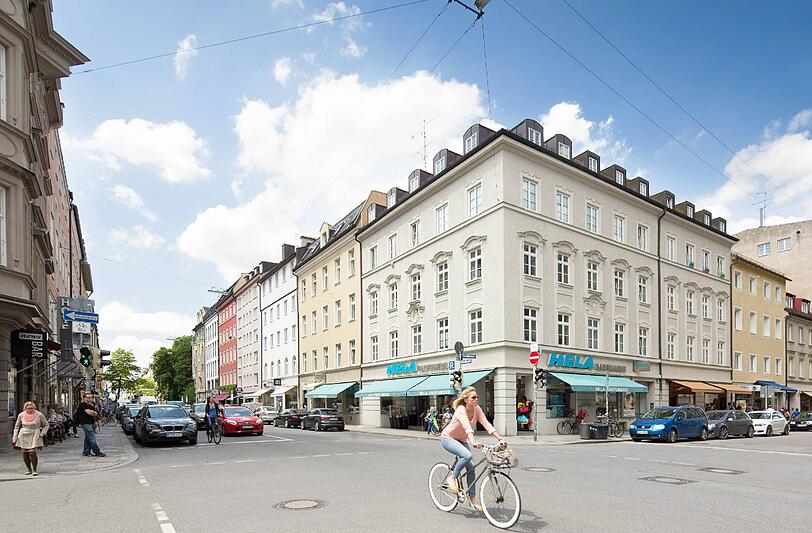 Wohnungen in begehrten Lagen, wie hier in der Maxvorstadt, sind trotz Preisbremse teuer.