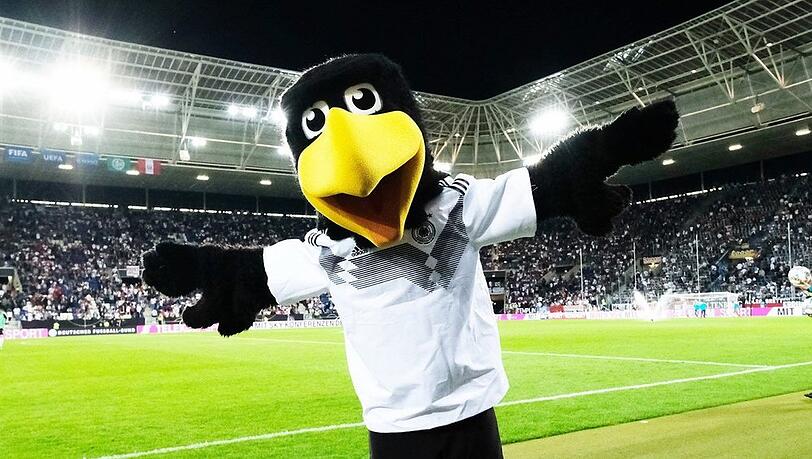 Ob DFB-Maskottchen "Paule" bei der EM im eigenen Land mehr Grund zum Jubeln haben wird?