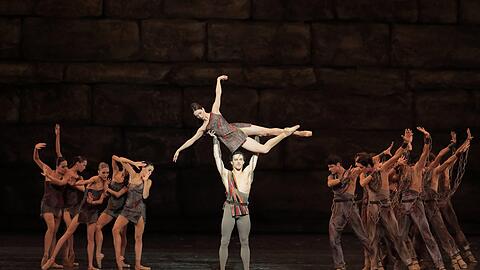 Sergei Polunin und Ksenia Ryzhkova in "Spartacus".