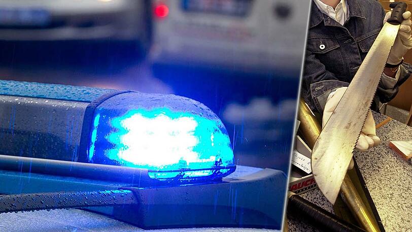 Der Mann verletzte sich selbst mit der Machete. (Archiv-/ Symbolbild)