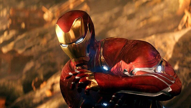Die berühmte Rüstung von Iron Man, hier gefüllt von Robert Downey Jr. in "Avengers: Infinity War" (2018).