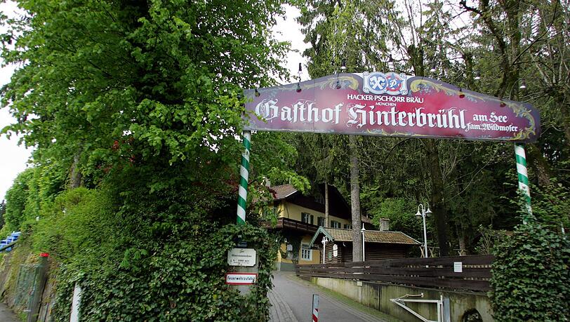 Hier wurden die Spieler des TSV 1860 von Ex-Pr&auml;sident Karl-Heinz Wildmoser beschimpft: Der Gasthof Hinterbr&uuml;hl.