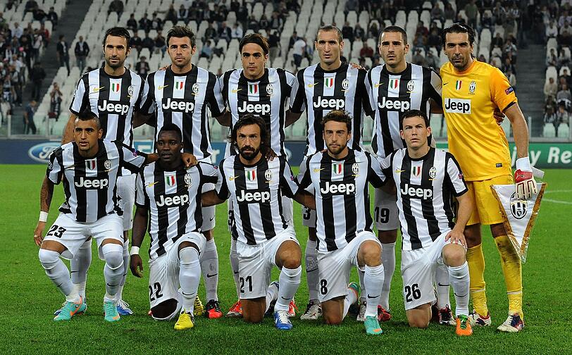 Juventus Turin: Die Spieler haben in der Champions League das Viertelfinale erreicht und planen nun den großen Coup. Trainer Antonio Conte dachte nach dem 2:0 Erfolg gegen Celtic Glasgow (Hinspiel 3:0) 
schon an das Endspiel von Wembley. &bdquo;Wir sind glücklich, dass wir 
zurück sind in der Elite des europäischen Fußballs&ldquo;, sagte er: &bdquo;Und 
ich hoffe, wir können unseren Weg weiter fortsetzen.&ldquo;