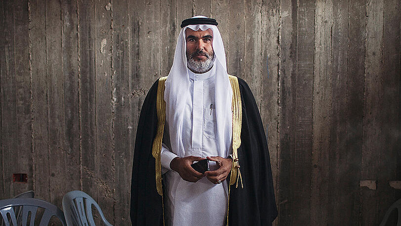 Ein Foto der Ausstellung „Bedouin“ im Kösk. Ein Foto der Ausstellung „Bedouin“ im Kösk.
