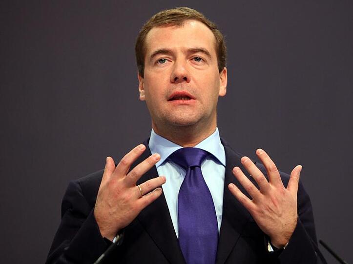 Der russische Präsident Dmitri Medwedew