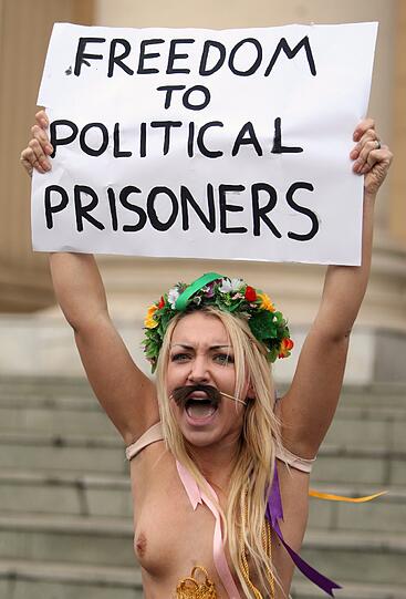 Femen-Nacktprotest: Die Bilder