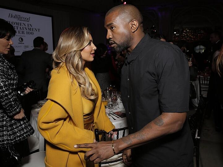 Kim Kardashian mit Ehemann Kanye West