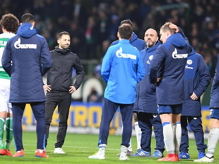 Nächste Schalker Pleite: Trainer Domenico Tedesco muss seine Spieler erneut aufbauen.