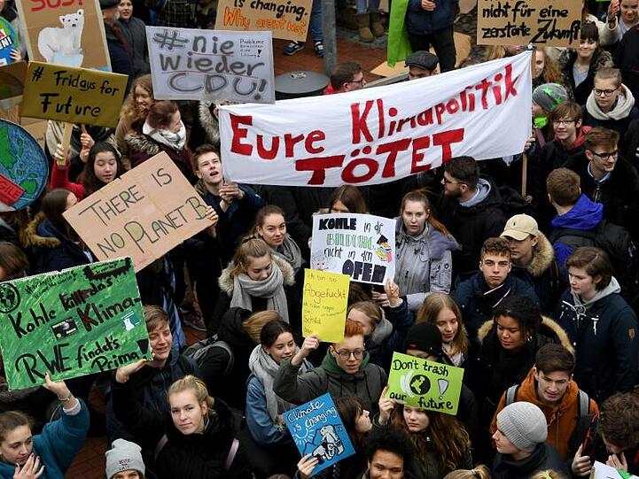 "Fridays for Future"-Protest in Elmshorn.