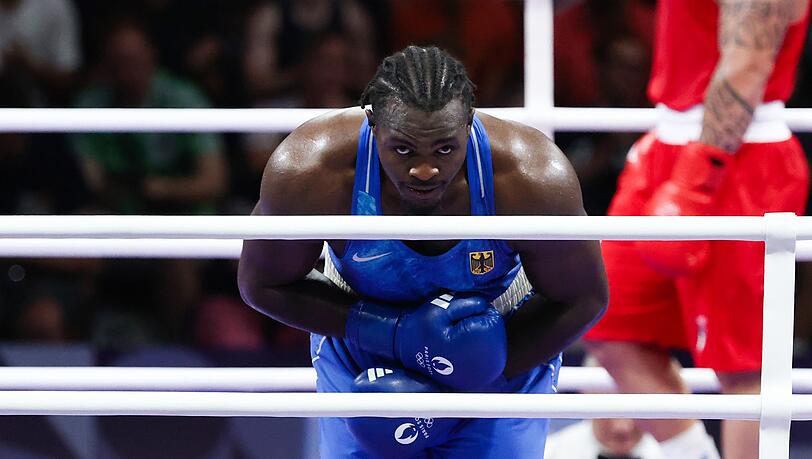 Boxer Nelvie Tiafack hat eine olympische Medaille sicher.