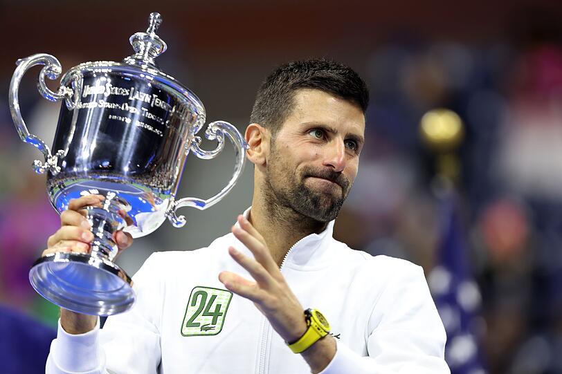 2023 gewann Novak Djokovic bei den US Open seinen bis dato letzten Grand-Slam-Titel.