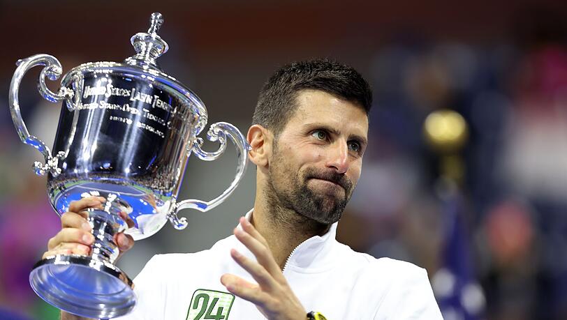 2023 gewann Novak Djokovic bei den US Open seinen bis dato letzten Grand-Slam-Titel.