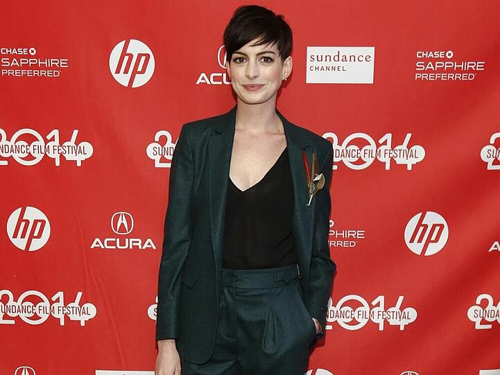 Anne Hathaway auf dem Sundance Festival