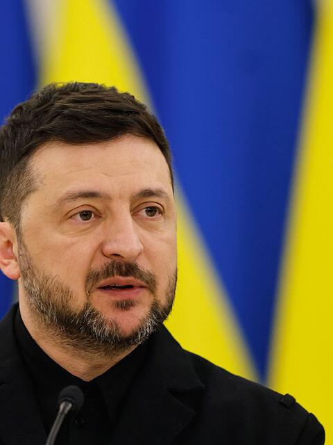 Der ukrainische Pr&auml;sident Wolodymyr Selenskyj wirft Moskau nach weiteren Angriffen Terrorismus vor. (Archivbild)
