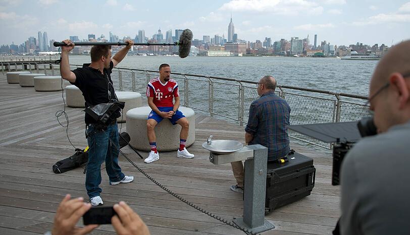 Weitere Bilder von den Bayern-Stars.