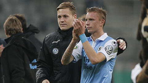Fehlten am Montag im Teamtraining: Torwart Vitus Eicher und Marius Wolf. Fehlten am Montag im Teamtraining: Torwart Vitus Eicher und Marius Wolf.