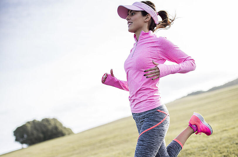 Manche Frauen wollen auch beim Sport top gestylt aussehen