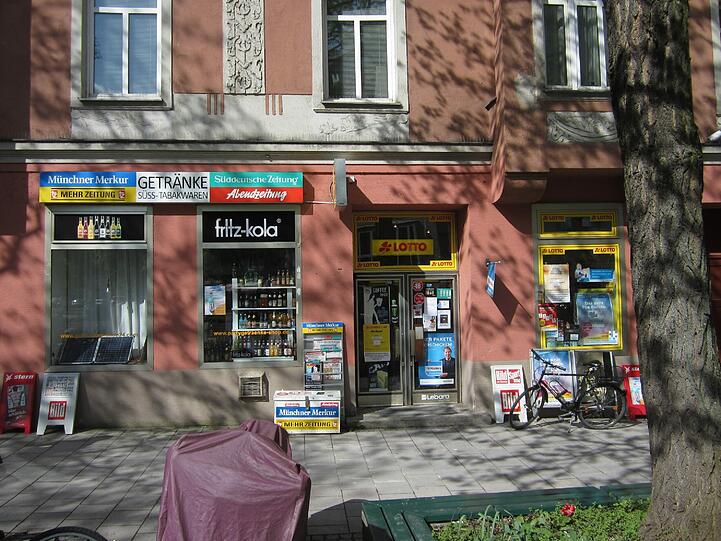 Der Getränkemarkt Walter in der Frundsbergstraße 5.
