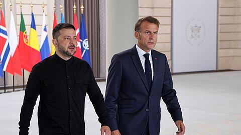 Macron treibt die Pläne für Sicherheitsgarantien für die Ukraine voran.