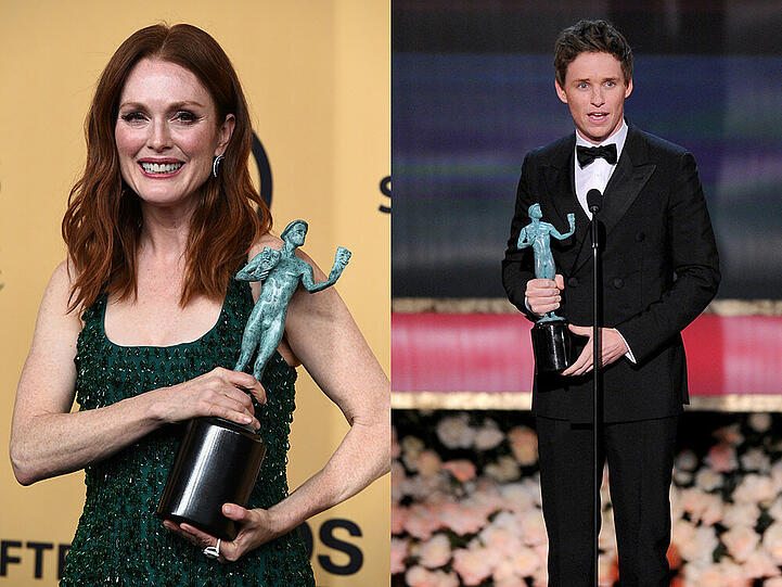 Julianne Moore und Eddie Redmayne räumten auch bei den Screen Actors Guild Awards ab