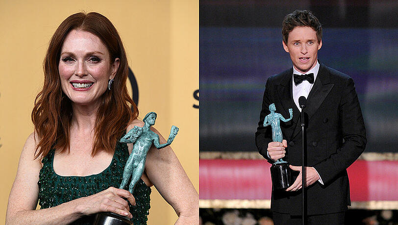 Julianne Moore und Eddie Redmayne räumten auch bei den Screen Actors Guild Awards ab Julianne Moore und Eddie Redmayne räumten auch bei den Screen Actors Guild Awards ab