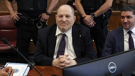 Harvey Weinstein am Freitag im Gericht.