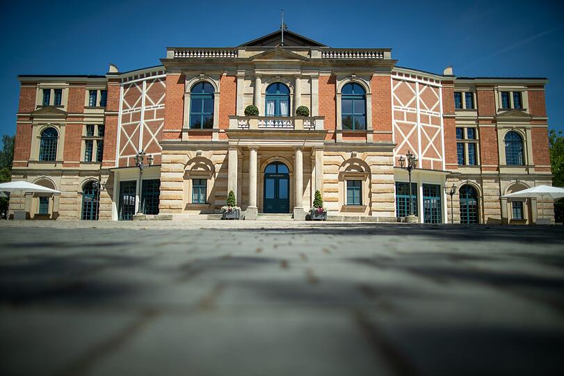 Das Bayreuther Festspielhaus.