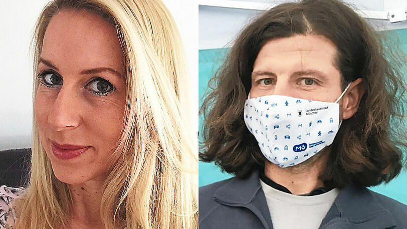 Kathrin Apitz (Fachhändlerin) und Igor Marin (Radl-Experte)