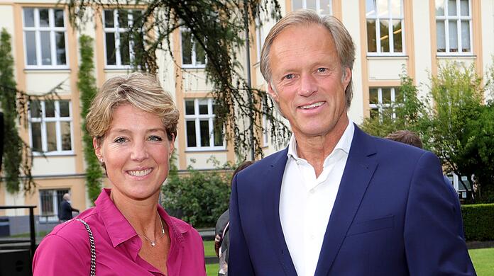 Wenige Tage vor der Kindesentführung entstand dieses Foto von Christina Block und Gerhard Delling