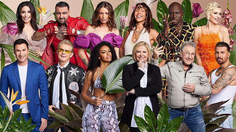 Oben v.l.: Jolina Mennen, Cosimo Citiolo, Tessa Bergmeier, Jana URKRAFT Pallaske, Papis Loveday und Verena Kerth.
Unten v.l.: Lucas Cordalis, Markus Mörl, Cecilia Asoro, Claudia Effenberg, Martin Semmelrogge und Gigi Birofio.