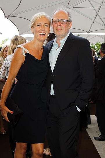 Tatort-Kommissar Axel Milberg mit Frau Judith.
