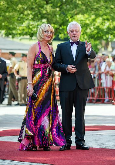 Wolfgang Kubicki mit Frau Annette Marbert-Kubick.