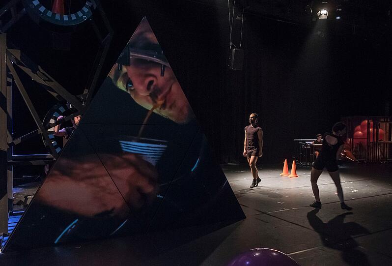 Die Performance "Underline" in der Muffathalle