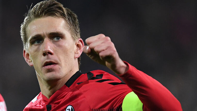 Hat mit seinem Club SC Freiburg erfolgreich Einspruch gegen seine Gelb-Rot-Sperre eingelegt: Angreifer Nils Petersen. Hat mit seinem Club SC Freiburg erfolgreich Einspruch gegen seine Gelb-Rot-Sperre eingelegt: Angreifer Nils Petersen.