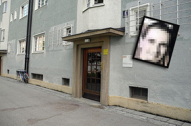 Das Wohnhaus des Opfers in der Bayrischzeller Straße in Obergiesing: Hier erstach B. seine Ex auf dem Gehweg.