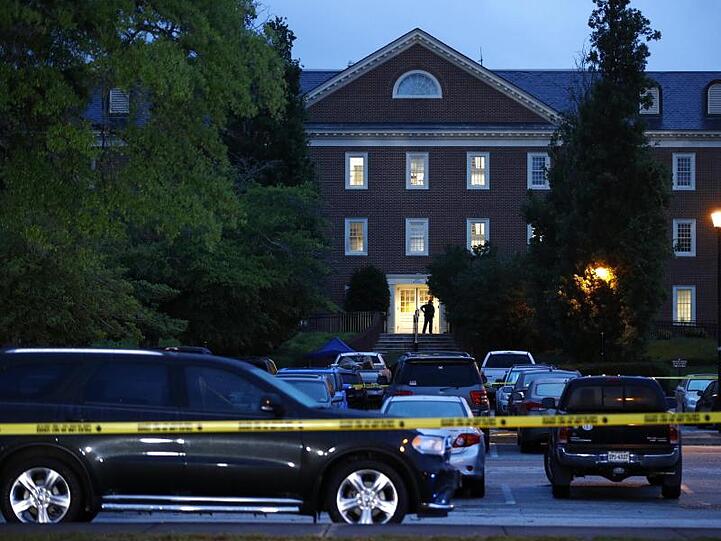Das Gebäude der Stadtverwaltung in Virginia Beach. Hier hatte der Täter wahllos um sich geschossen.