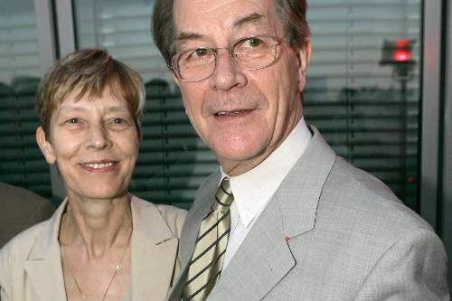 Franz Müntefering und seine am Donnerstag verstorbene Frau