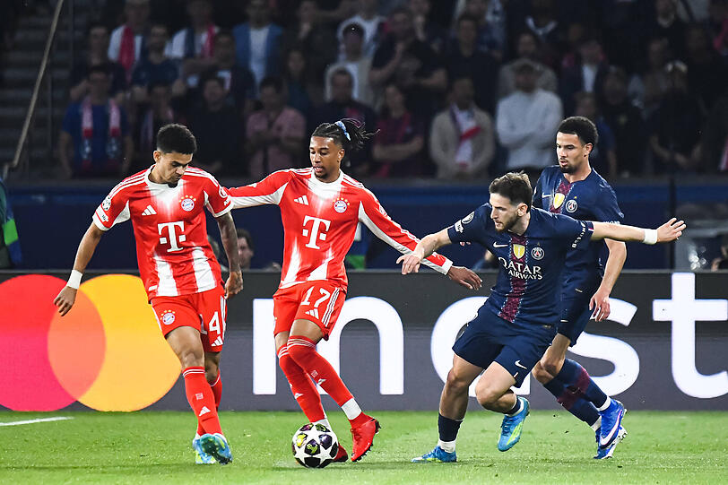 Nicht zu stoppen: D&iacute;az (l.) und Michael Olise.